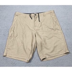 DaHui Hybrid Collection Shorts Mens 38 Beige Chino Stretch Quick Dry 11‎ Inseam